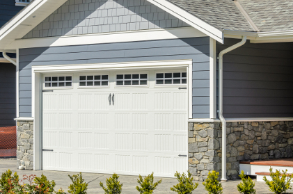 garage door replacement in place